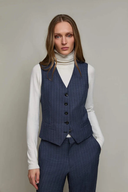 GILET MONOPETTO GESSATO L.B.M. 1911
