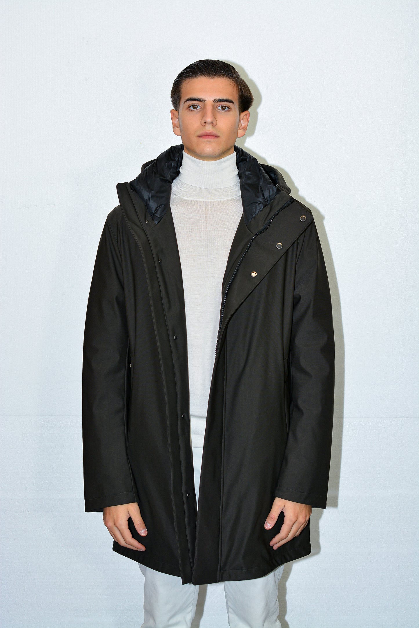 Parka imbottito in piuma