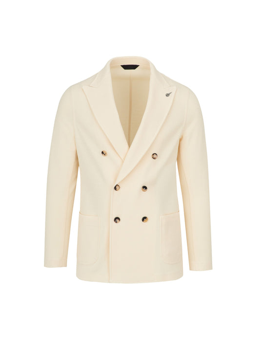 Giacca doppiopetto in jersey - Paoloni