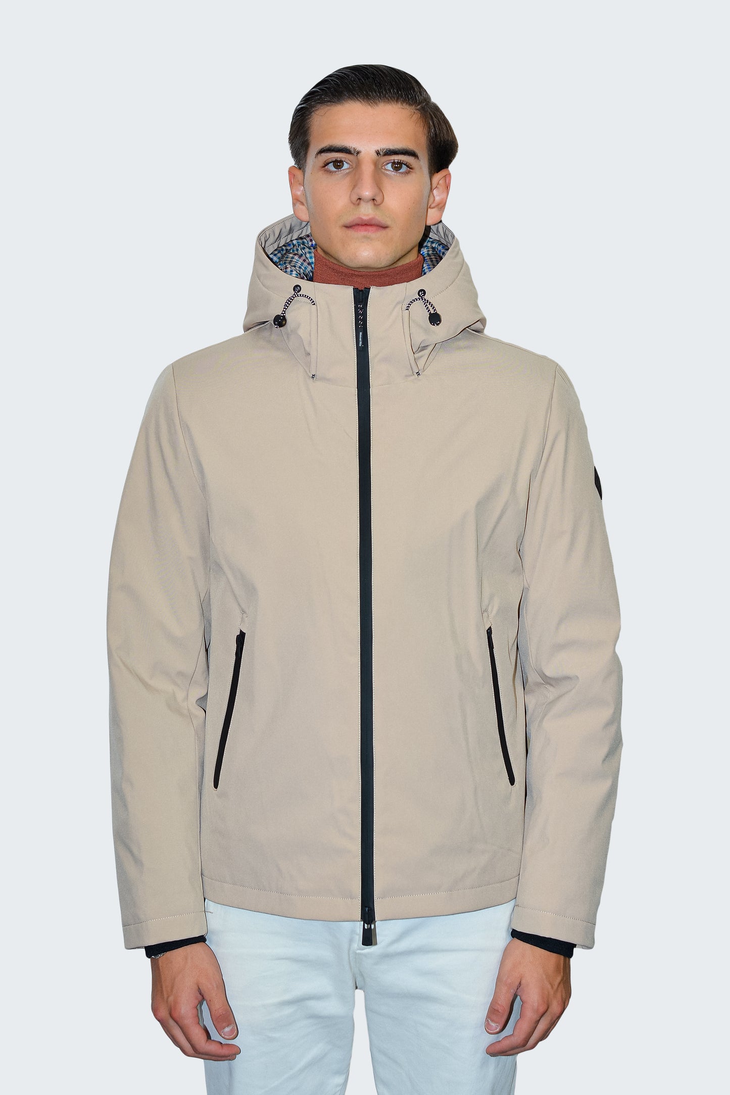 Giaccone imbottito soft shell stretch