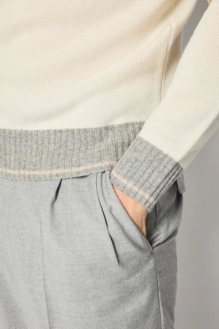 FELPA IN MAGLIA CON CAPPUCCIO L.B.M. 1911