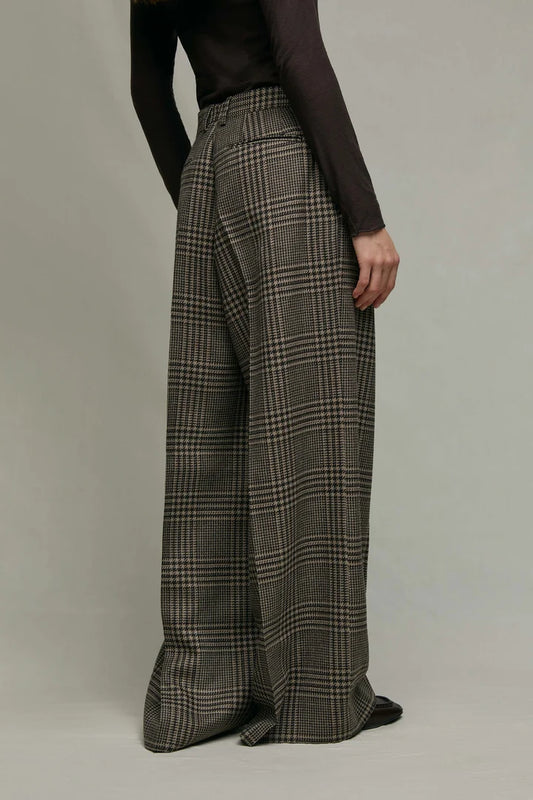 PANTALONE MARRONE IN LANA L.B.M. 1911