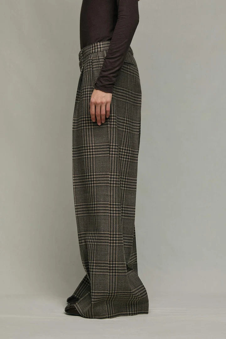 PANTALONE MARRONE IN LANA L.B.M. 1911