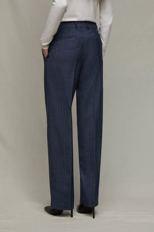 PANTALONE GESSATO BLU L.B.M. 1911