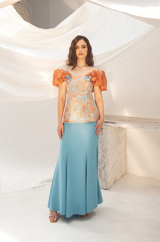 BUSTIER+GONNELLONE CURVY ALLURE