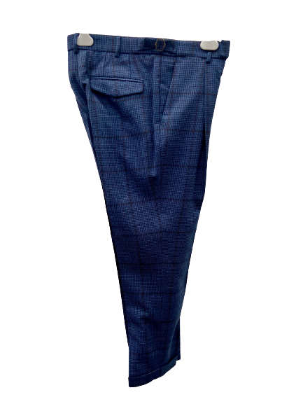Pantalone quadri con pence - Paoloni