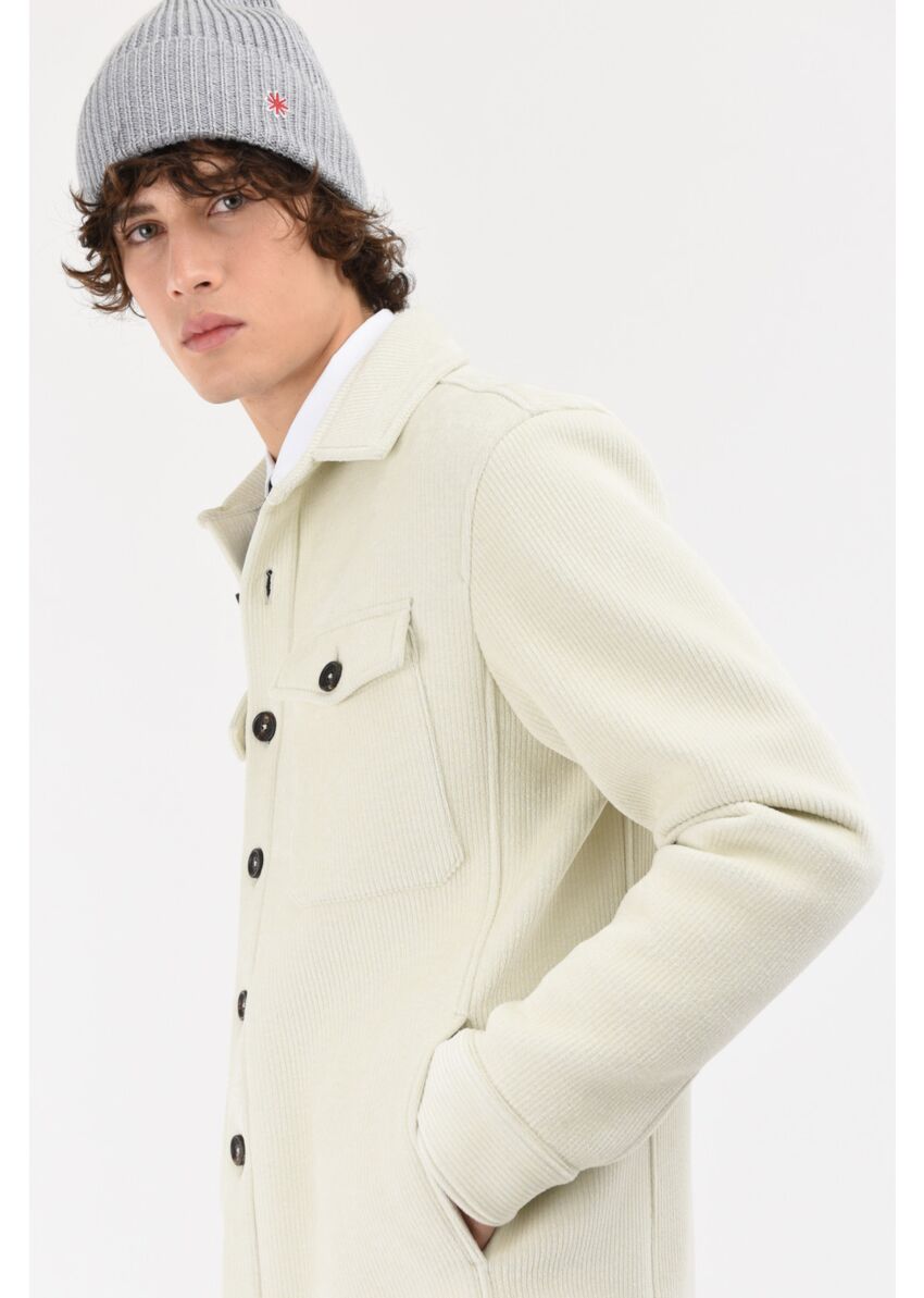 Overshirt velluto in jersey - Manuel Ritz