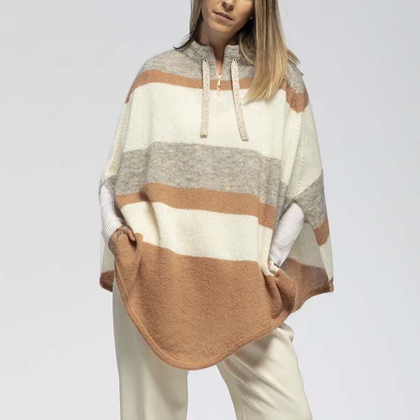 Mantella collo alto mohair