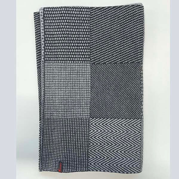 Sciarpa in lana patchwork