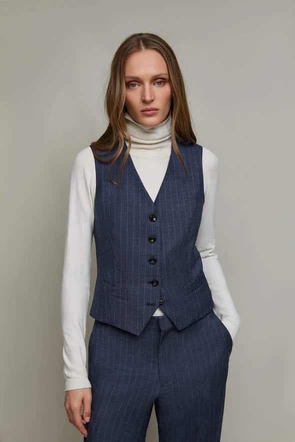 GILET MONOPETTO GESSATO L.B.M. 1911
