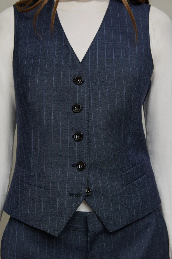 GILET MONOPETTO GESSATO L.B.M. 1911