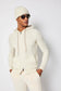 FELPA IN MAGLIA CON ZIP E CAPPUCCIO L.B.M. 1911