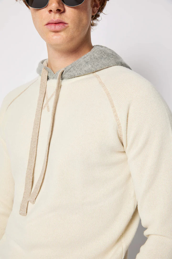 FELPA IN MAGLIA CON CAPPUCCIO L.B.M. 1911