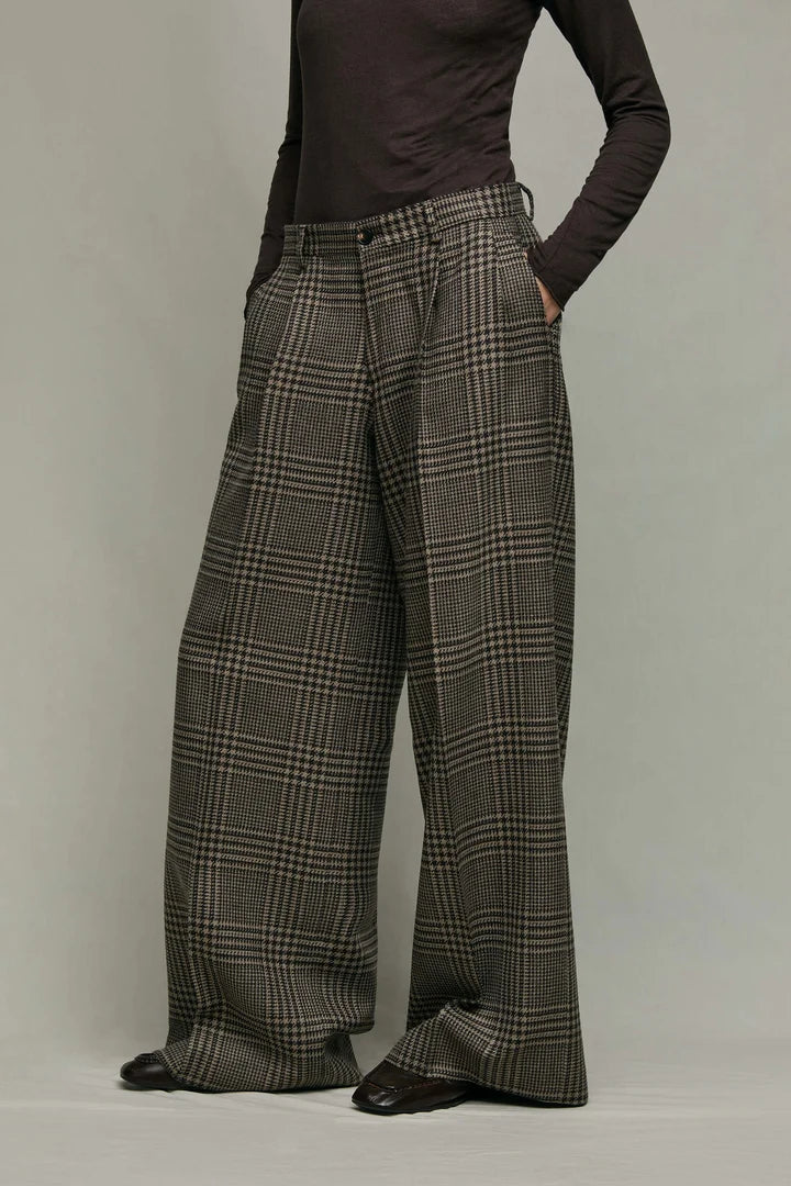 PANTALONE MARRONE IN LANA L.B.M. 1911