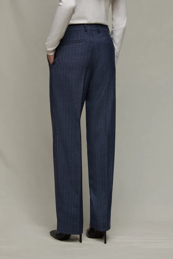 PANTALONE GESSATO BLU L.B.M. 1911