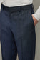 PANTALONE GESSATO BLU L.B.M. 1911