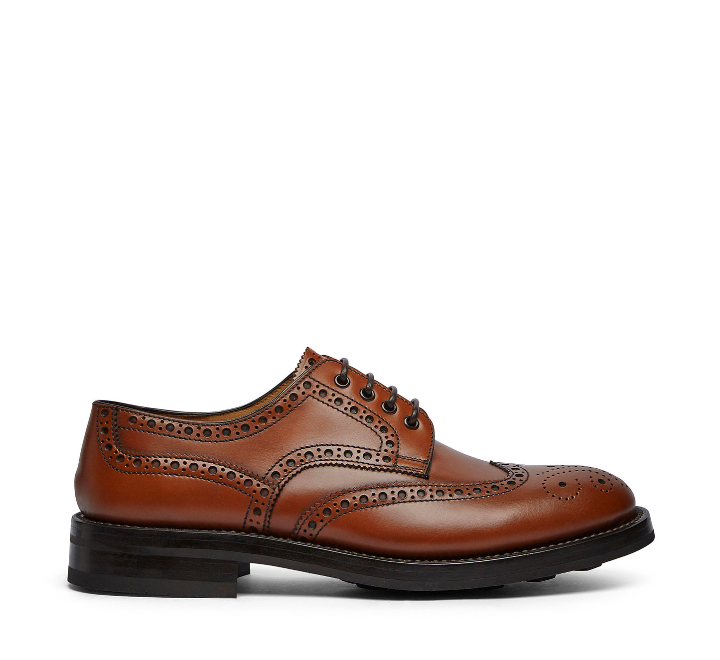 Stringata con bucature brogues