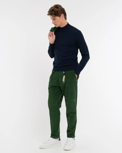 MOCK NECK IN PURA LANA MANUEL RITZ