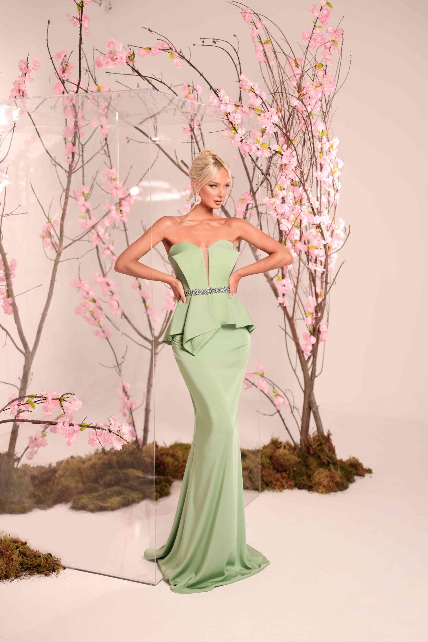 BUSTIER CON GONNA BIANCA BRANDI 29604