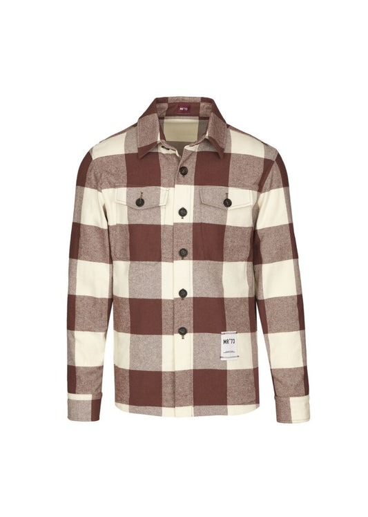 Overshirt macro damier in cotone - Manuel Ritz